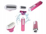 Verk 01582 Multifunkční dámský depilátor 4 v 1, tmavě růžový
