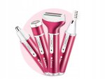 Verk 01582 Multifunkční dámský depilátor 4 v 1, tmavě růžový