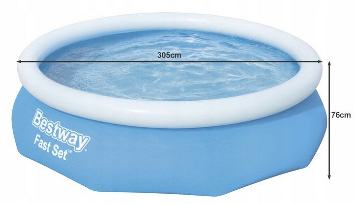 Bestway 57266 Bazén Fast Set 3,05 x 0,76 m