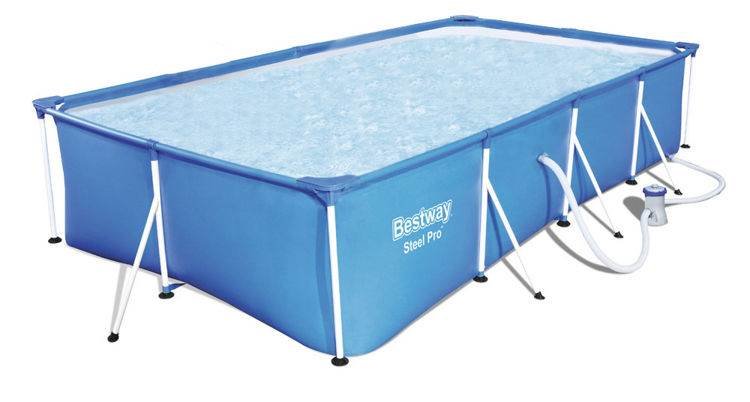 Bestway 56424 Steel Pro Frame bazén s konštrukciou 300 x 201 x 66 cm s kartušovou filtráciou