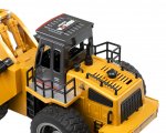 KIK HUINA 1520 RC Buldozér s kovovou lyžicou 6CH, 2,4GHz 1:18