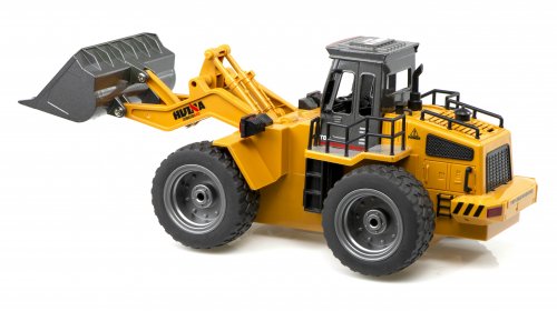 KIK HUINA 1520 RC Buldozér s kovovou lyžicou 6CH, 2,4GHz 1:18