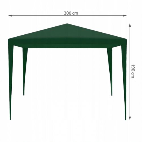 Malatec 12827 Náhradná strecha pre altánok 3 x 3 m zelená