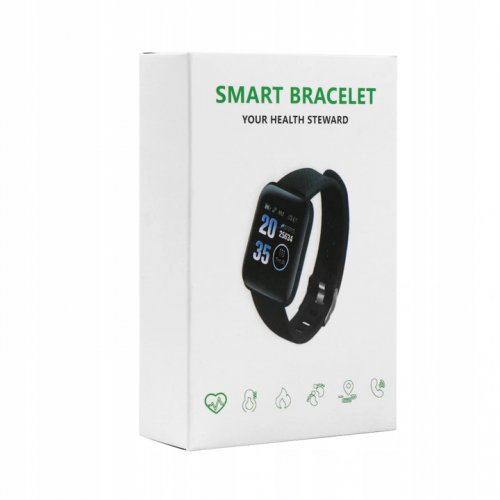 ISO 13640 Fitness chytré hodinky Smatrwatch černé bazar