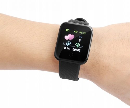 ISO 13640 Fitness chytré hodinky Smatrwatch černé bazar