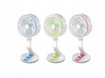 Verk Bezdrátový skládací ventilátor s LED lampičkou zelenobílá