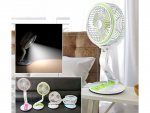 Verk Bezdrátový skládací ventilátor s LED lampičkou zelenobílá