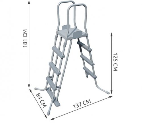 BESTWAY 58331 Schůdky k bazénu 122 cm 