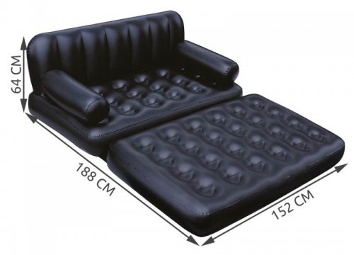 Bestway 75054 Nafukovací sofa 205 x 152 x 23 cm