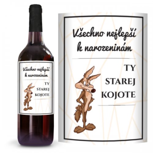 Ahome Víno Všetko najlepšie k narodeninám tie starý Kojo 0,75l