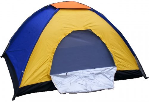 Azar Stan turistický pre 3 osoby červeno-zelený