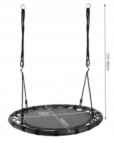 ISO 12029 Hojdacie kruh 100 cm čierny