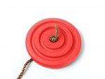 Verk 01534 Detská hojdačka disk priemer 27 cm červená