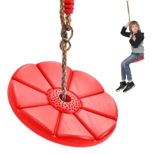 Verk 01534 Detská hojdačka disk priemer 27 cm červená