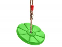 Verk 01534 Detská hojdačka disk priemer 27 cm zelená