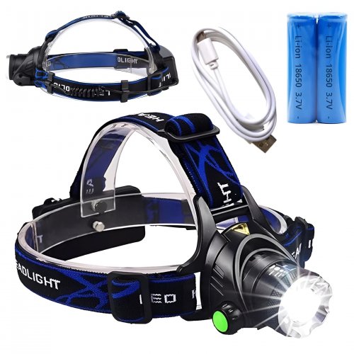 Pronett XA121 Čelovka LED ZOOM CREE XM-L T6