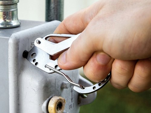 Verk Multifunkčné oceľová karabína 4 v 1