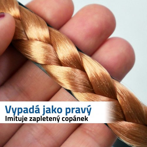 GFT Čelenka s vrkôčiky medená blond