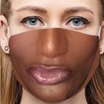 Ali 02A Zábavná maska na tvár 3D potlač - úsmev