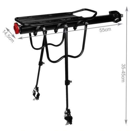 Trizand 14851 Zadní nosič na kolo černý