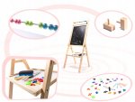 KIK KX6489 Obojstranná magnetická kriedová tabuľa