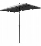 Malatec 12113 Slunečník 130 x 200 cm obdélníkový šedý