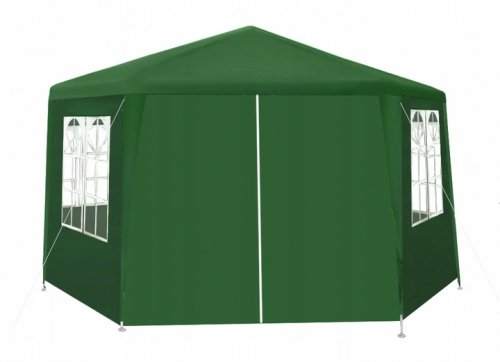 Malatec 12883 Záhradný altánok skladací 2 x 2 x 2 m + 6 bočných stien zelený