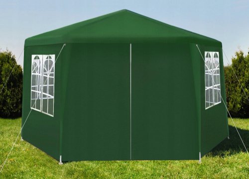 Malatec 12883 Záhradný altánok skladací 2 x 2 x 2 m + 6 bočných stien zelený