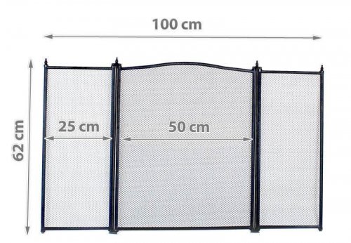 Kaminer PK004 Krbové zástena 100 x 62 cm
