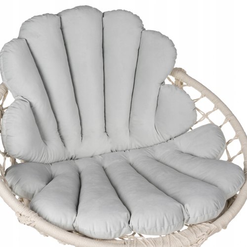 Malatec 16754 Sedák do závěsného křesla 80 x 55 cm světle šedý