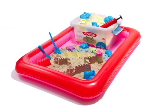 PlaySand Magický tekutý piesok 2000g + formičky + pieskovisko