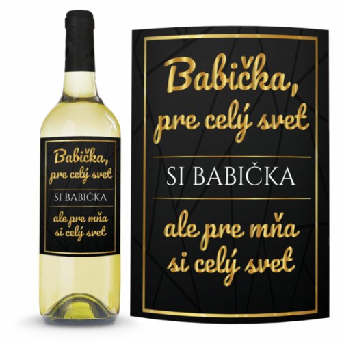 Víno Babička 0,75l