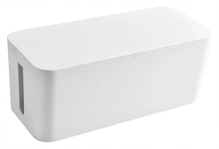 APT AG381B Box na káble biely