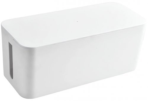APT AG381B Box na káble biely