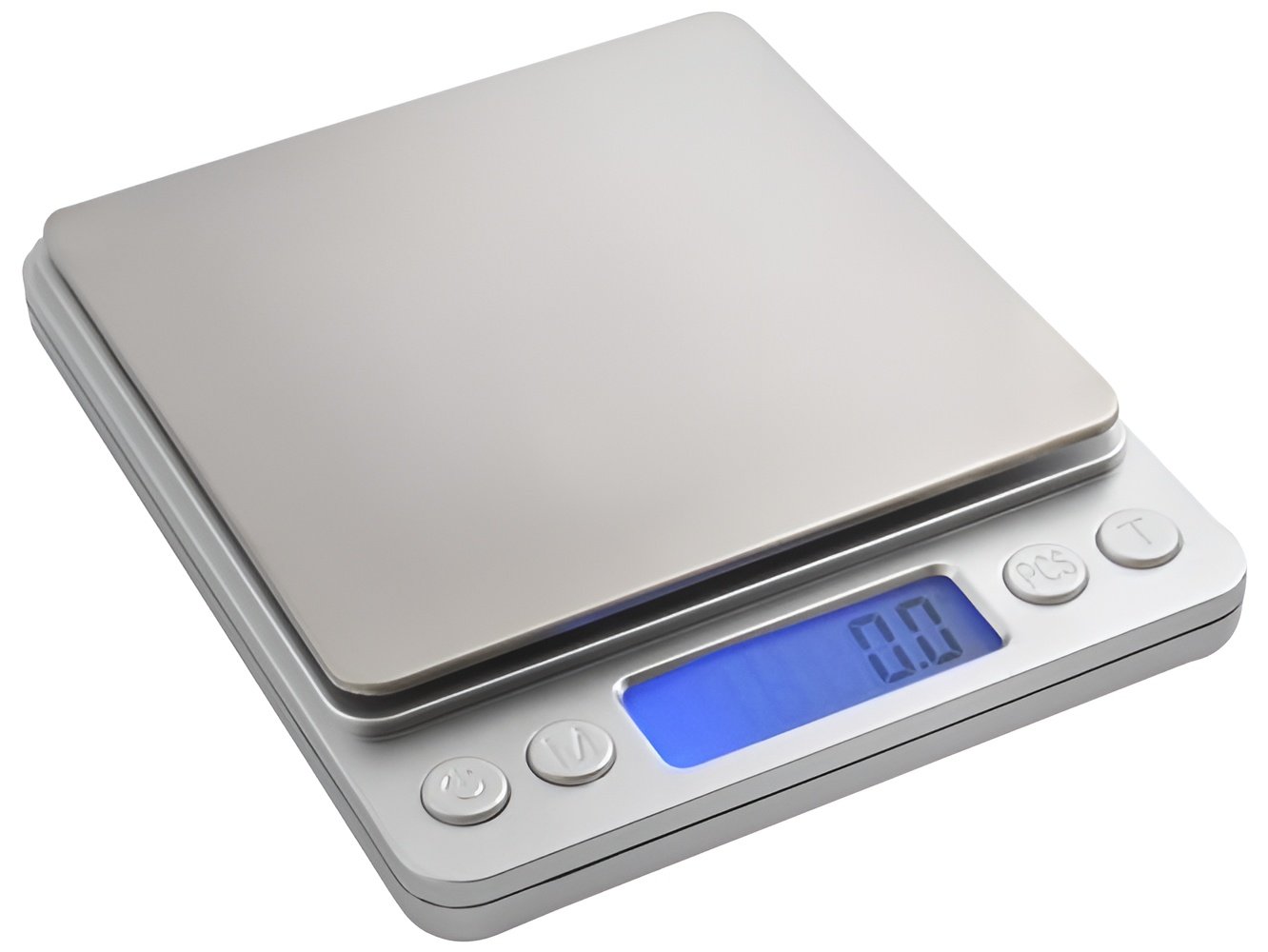 Ruhhy 3465 Kuchynská váha digitálna 0,1 g - 2 kg strieborná