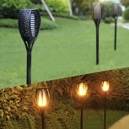 Gardlov 15446 Zahradní solární pochodeň 12 LED, 3.7 V , 51 cm 1 ks