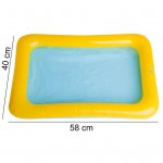 KIK Nafukovací podložka pod kinetický písek 56 x 40 cm
