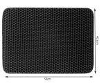 Purlov Podložka pod mačací záchod 49,5 x 39,5 cm čierna