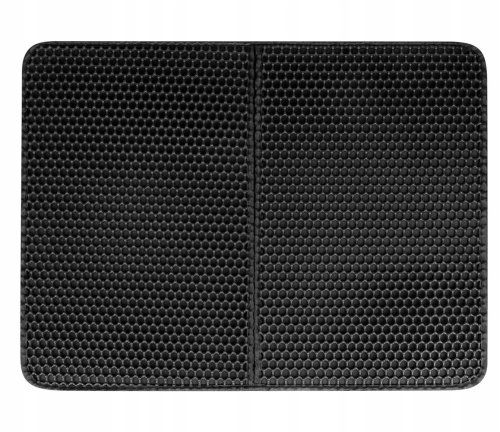 Purlov Podložka pod mačací záchod 49,5 x 39,5 cm čierna