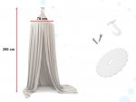 KIK KX6104 Baldachýn stan teepee sivý
