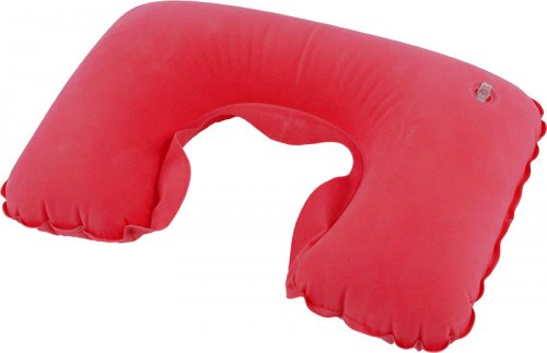 KIK KX9254 Nafukovací cestovný vankúšik červený
