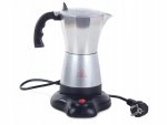 Verk 07065 Elektrická Moka konvice 6 - 300 ml stříbrná