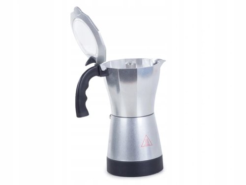 Verk 07065 Elektrická Moka konvice 6 - 300 ml stříbrná