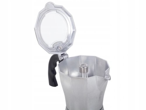 Verk 07065 Elektrická Moka konvice 6 - 300 ml stříbrná