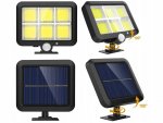 Verk Solární venkovní osvětlení 120 LED, pohybový senzor