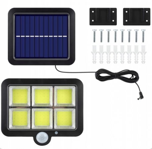 Verk Solárne vonkajšie osvetlenie 120 LED, pohybový senzor