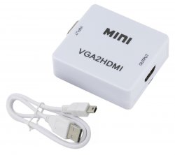 APT HD36 Redukce HDMI-VGA+AUDIO (z VGA do HDMI)