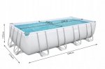 Bestway 56466 Bazén Power Steel 549 x 274 x 122 cm s pieskovou filtráciou