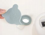ISO Skladací vanička s teploměrem a polštářkem pro miminka modrá