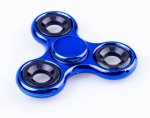 Antistresový Fidget Spinner kov 7cm - modrý